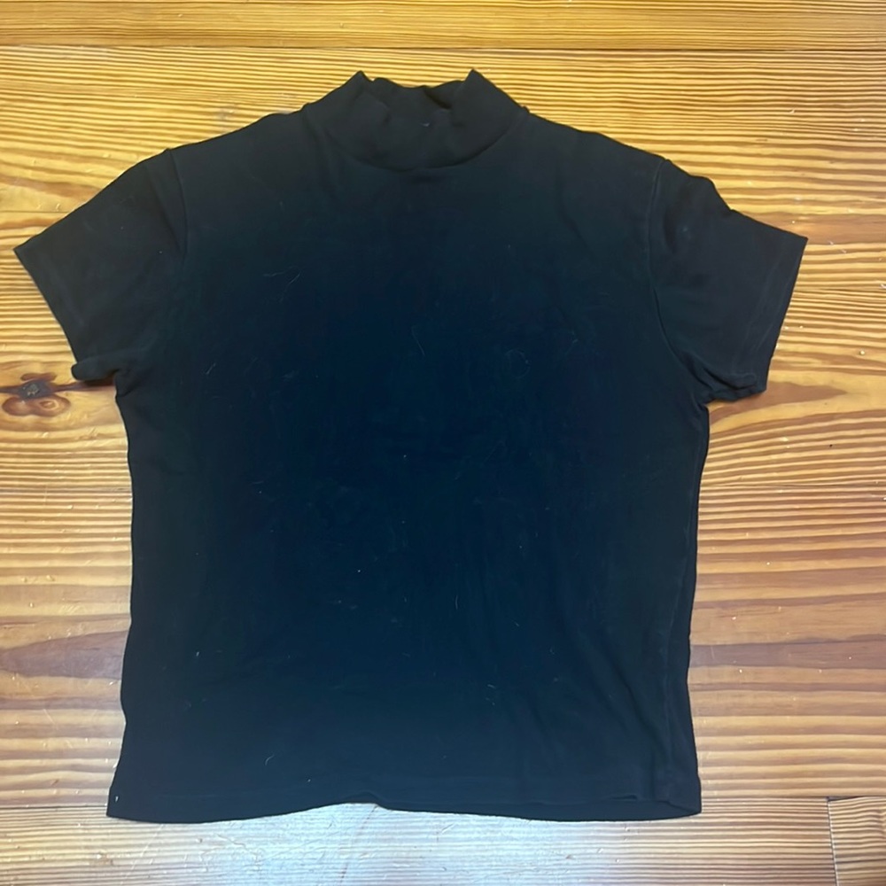 Brandy Melville Turtleneck Short Sleeve